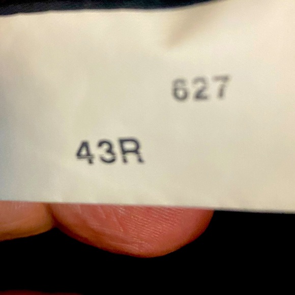 Jos A Bank 2 button blue/grey Sport coat. Size (43R). - Picture 4 of 5